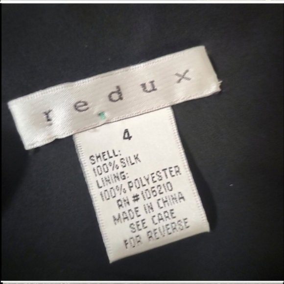Redux black Silk Mini Cocktail Dress Size 4 Evening Party Halter Minimalist - Picture 5 of 8